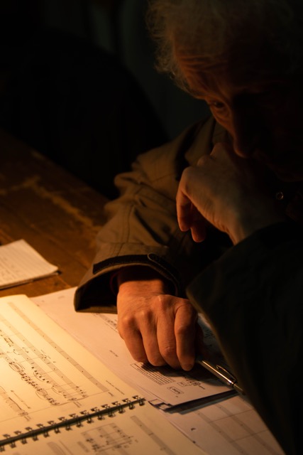 Willem Boogman during a rehearsal